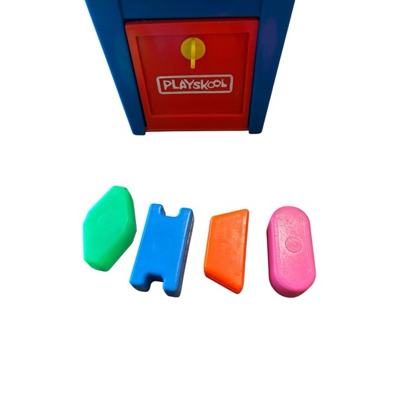 Vintage Playskool‎ Mailbox Postal Station Shape Sorter Toy - Picture 3 of 9